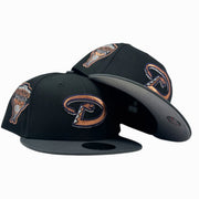 Arizona Diamondbacks 1998 Inaugural Season Black Fitted Hats