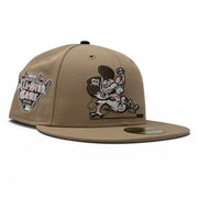 Detroit Tigers 2005 All Star Game Sliding Kitty Fitted Hats- Camel