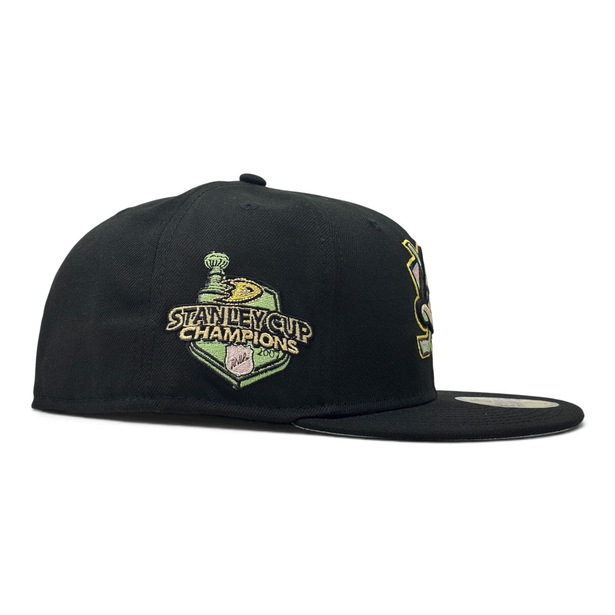 Anaheim Ducks Stanley Cup Champions 59Fifty New Era Fitted Hats-Black