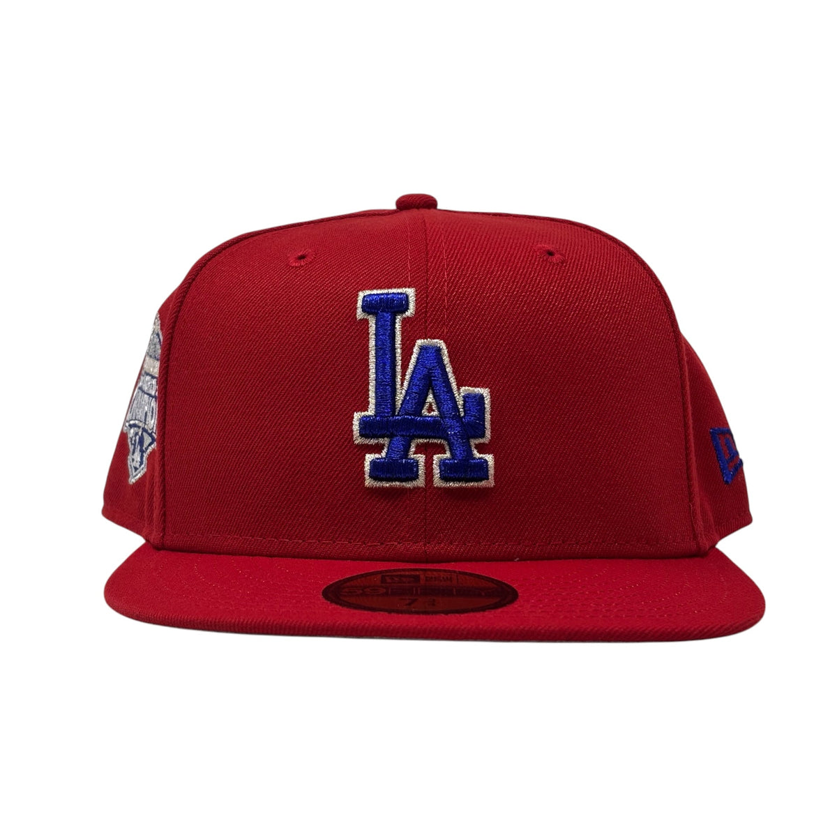 Los Angeles Dodgers 2025 World Champions Fitted Hat-Red