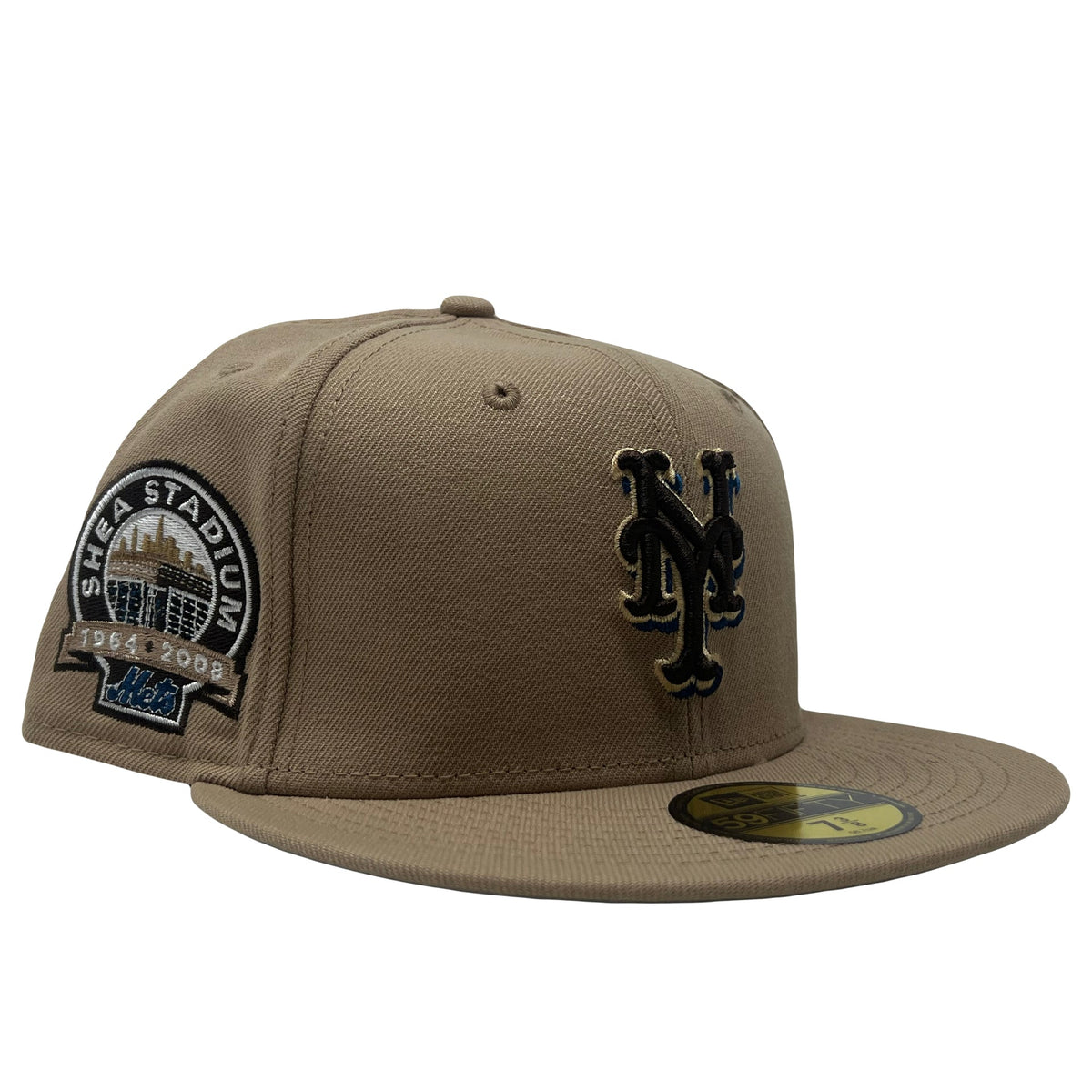 New York Mets Shea Stadium Beige 5950 New Era Fitted Hat