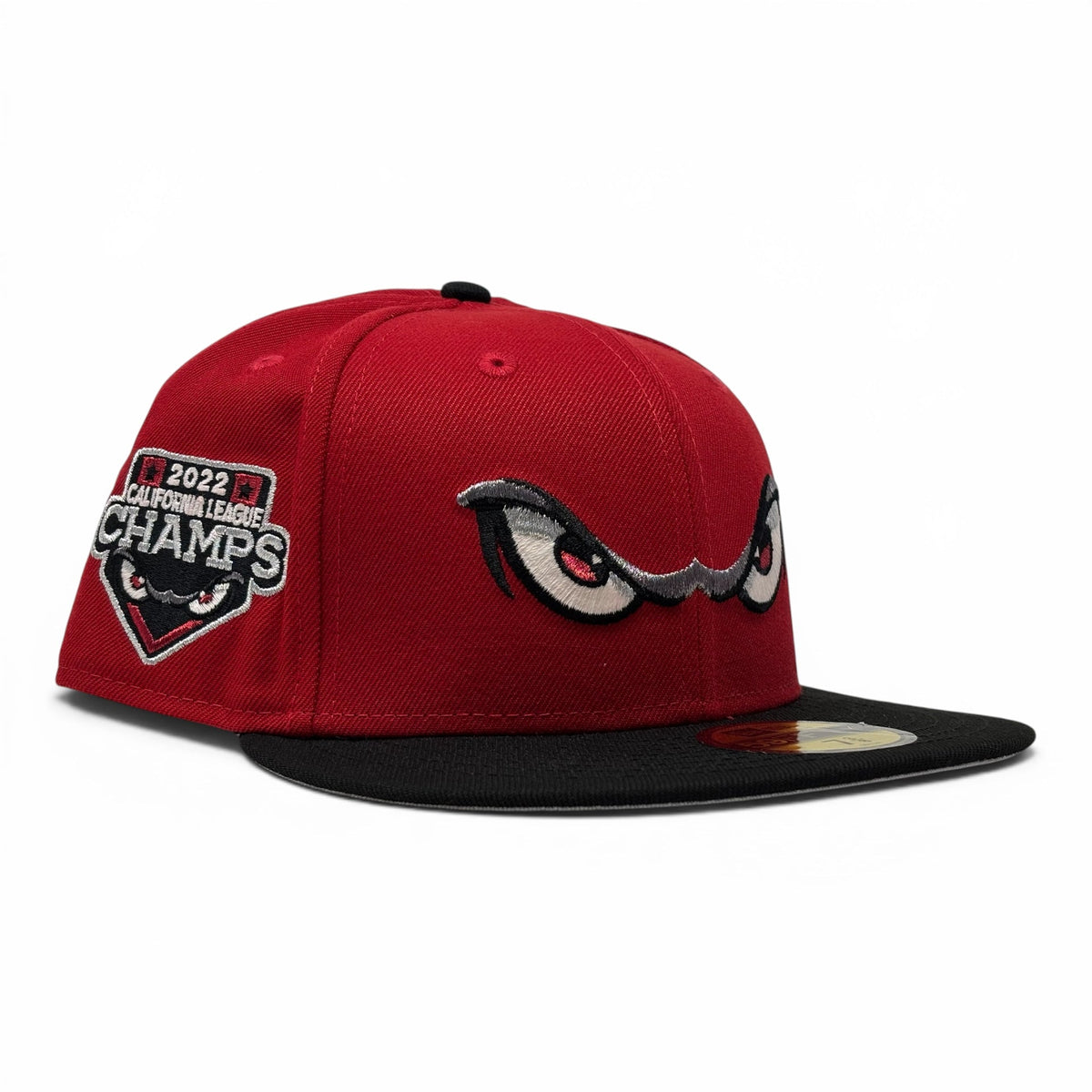 Lake Elsinore Storm 2022 California League Champs Fitted Hats-Red Black