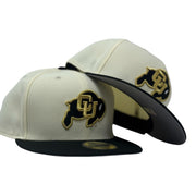 Colorado Buffaloes Chrome 59Fifty Fitted Hat