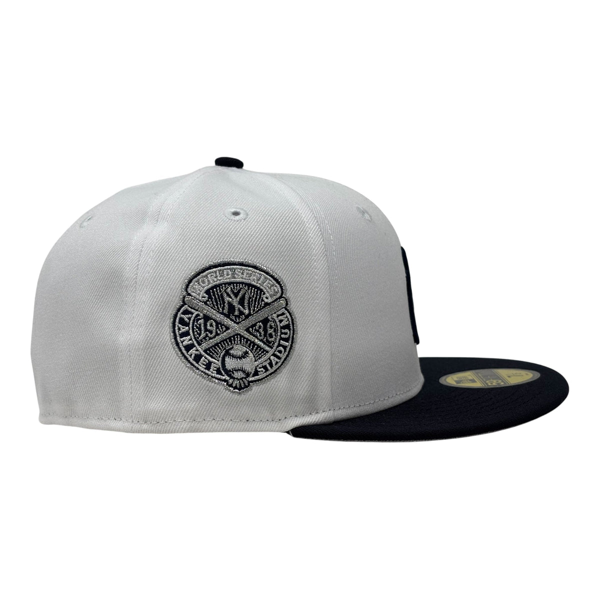 New York Yankees 1938 World Series Fitted Hat-White Navy