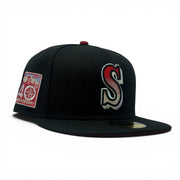 Seattle Mariners 40th Anniversary Gradient Logo Fitted Hats