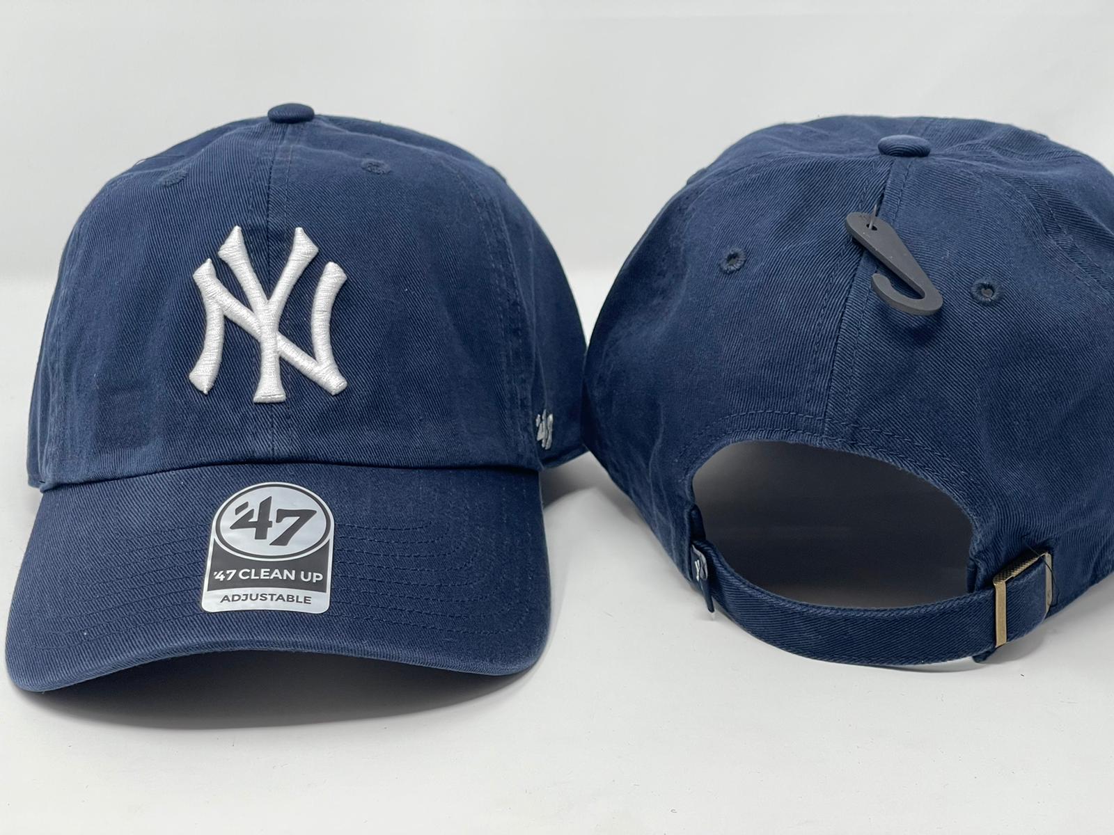 Men's '47 Navy New York Yankees Heritage Clean Up Adjustable Hat