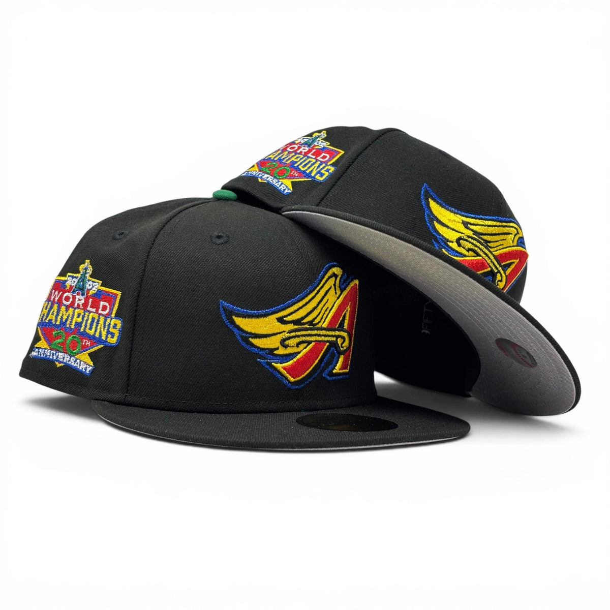 Los Angeles Angels 2002 World Champions New Era Fitted Hat to Match Jordan 7 Miro