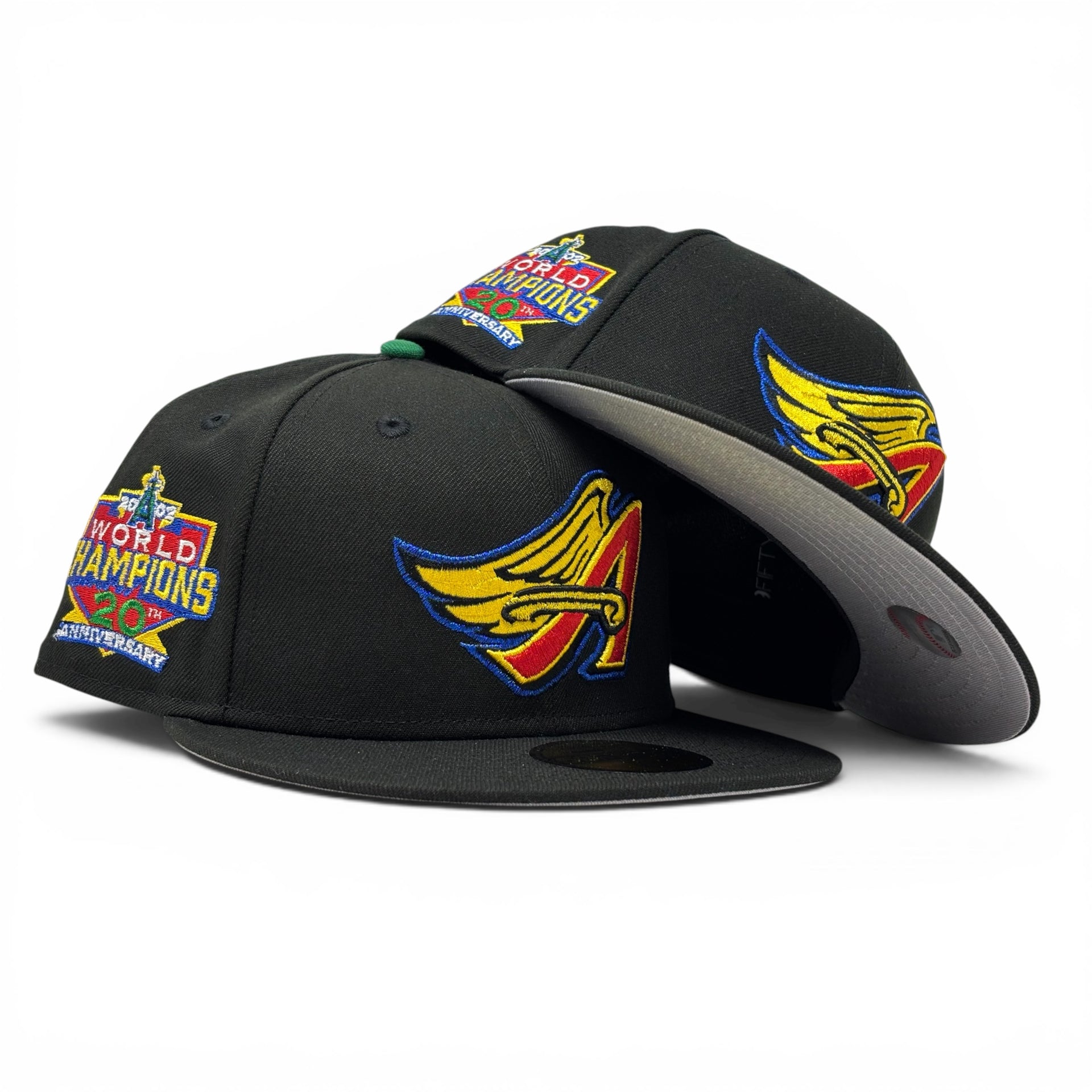 Los Angeles Angels 2002 World Champions New Era Fitted Hat to Match Jordan 7 Miro