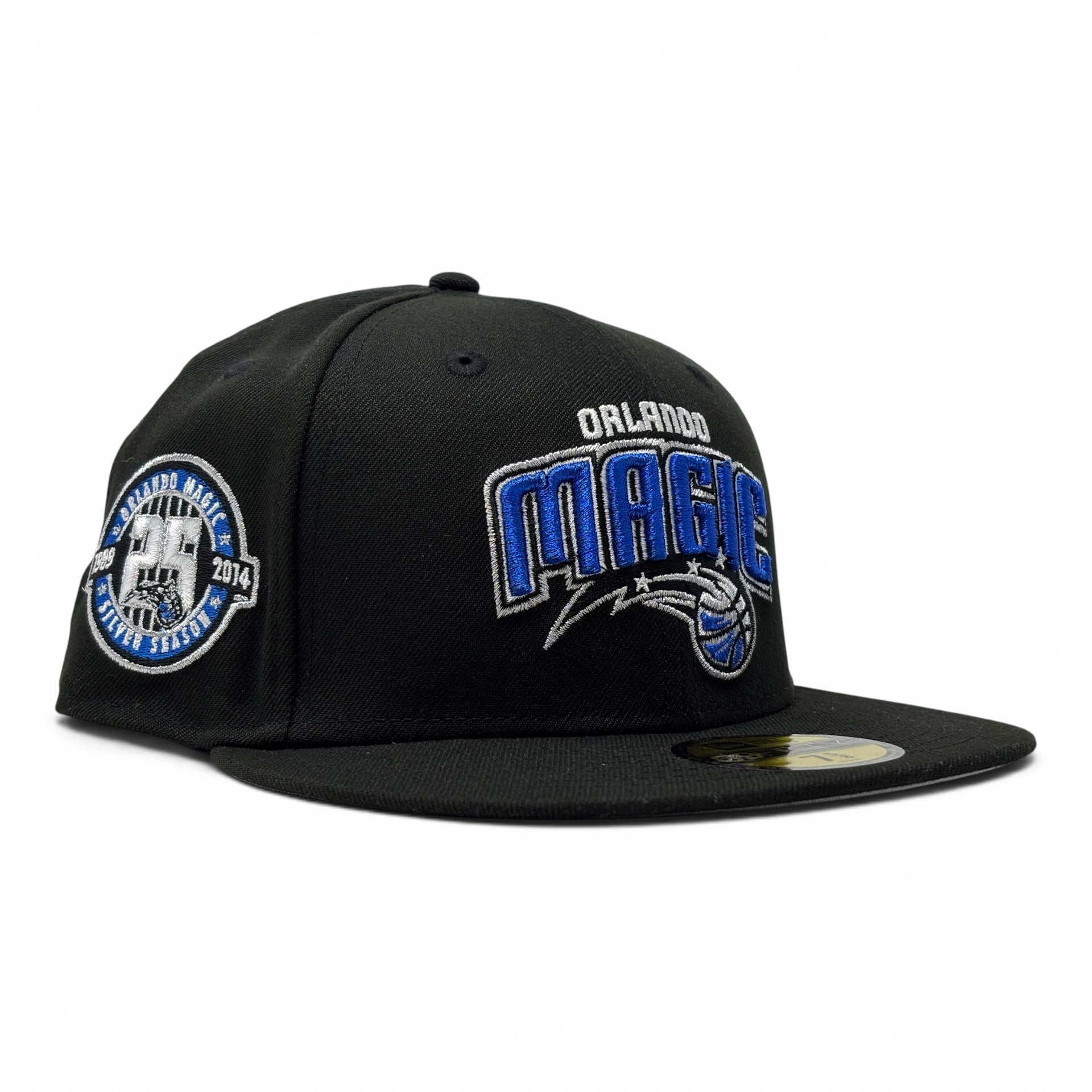 Orlando Magic 25th Anniversary New Era Fitted Hat-Black