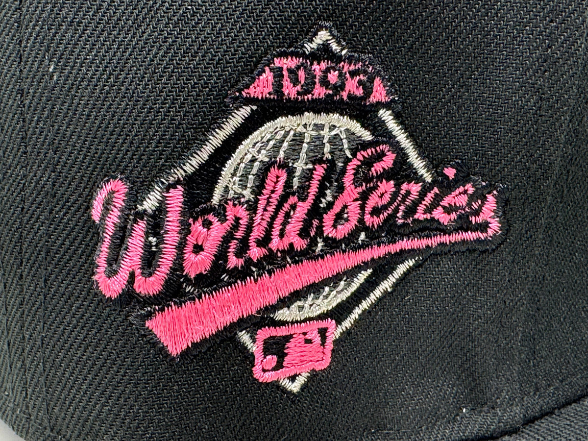 Toronto Blue Jays 1993 World Series Fusion Pink Brim Fitted Hats-Black