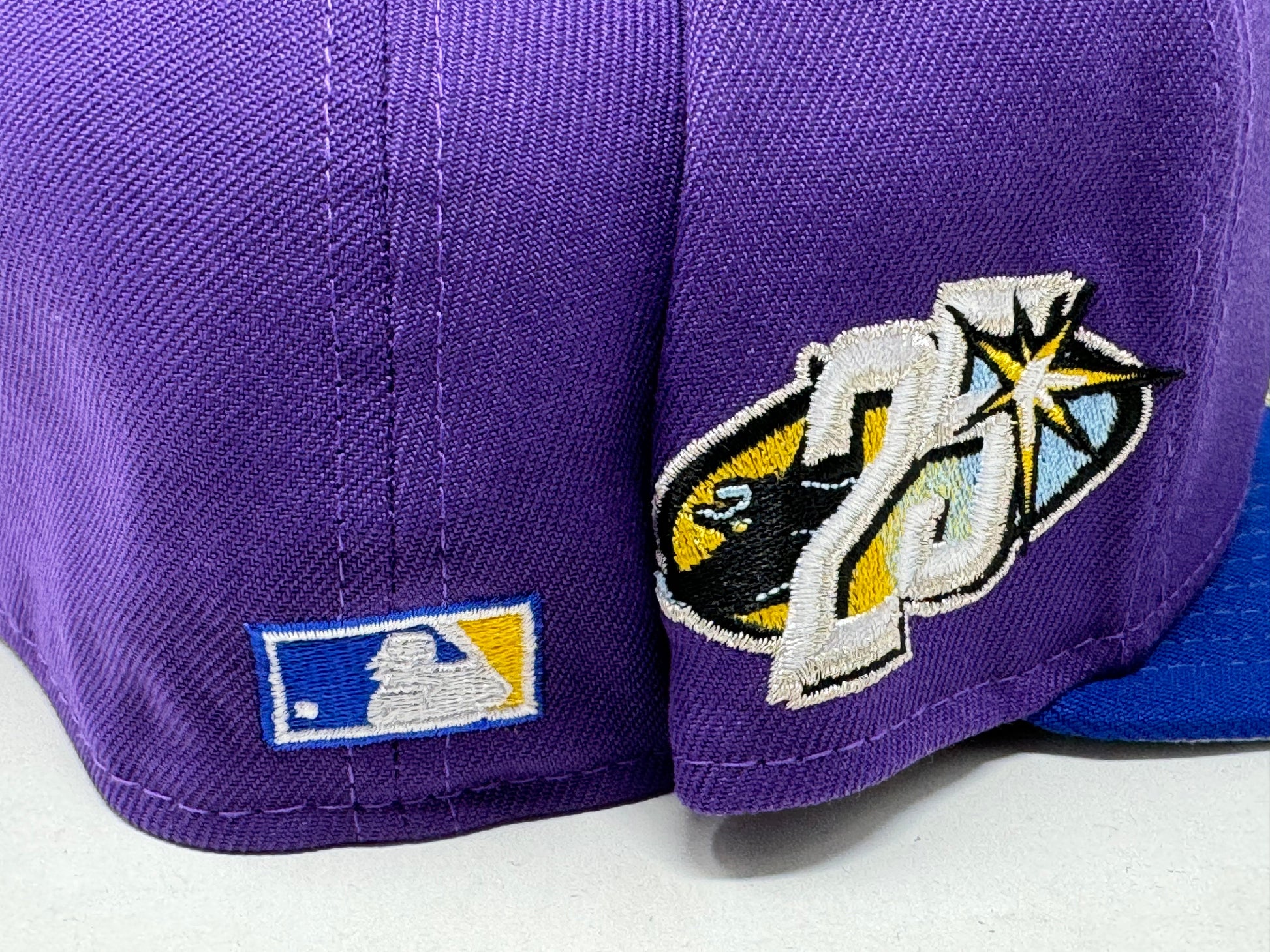 Tampa Bay Devil Rays 25th Anniversary Sparkling Grape Royal New Era Fitted Hat