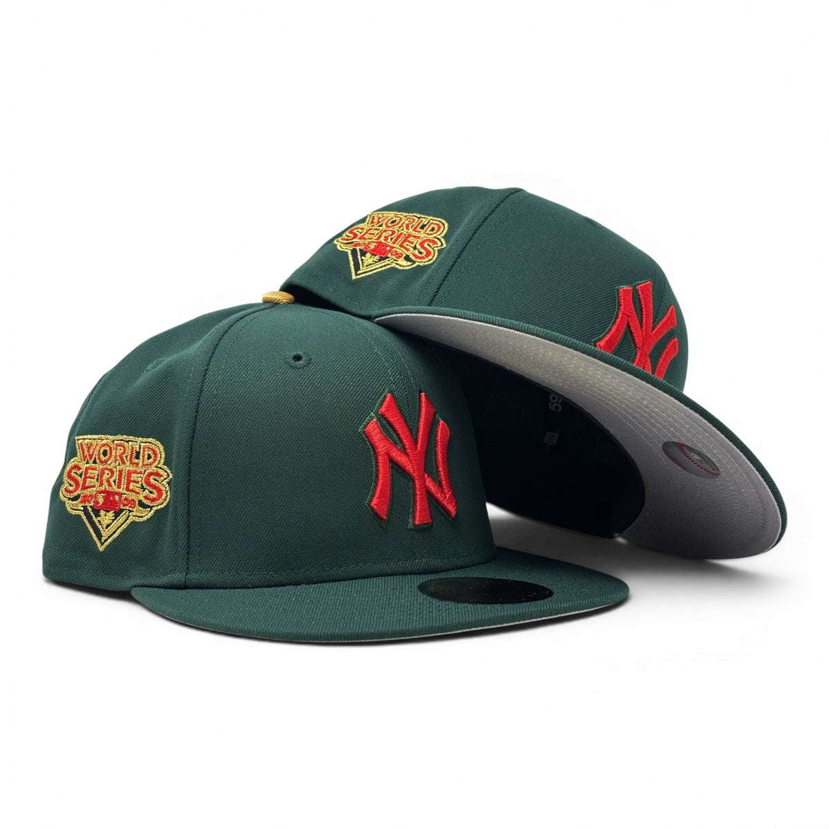 New York Yankees 2009 World Series Fitted Hats-Green