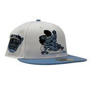 Detroit Tigers 2005 All Star Game Sliding Kitty New Era Fitted Hat-White Sky