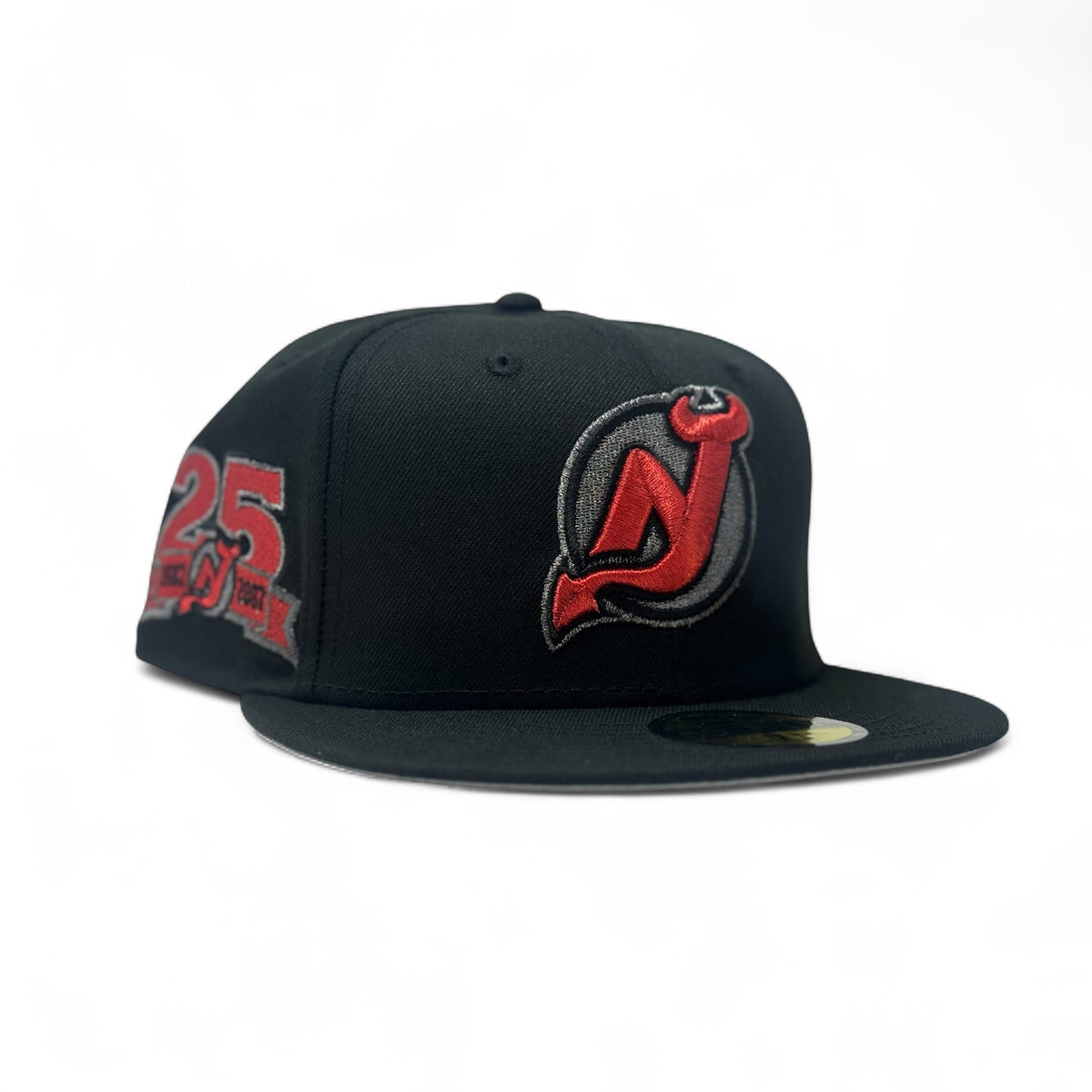 New Jersey Devils 25th Anniversary New Era Fitted Hats