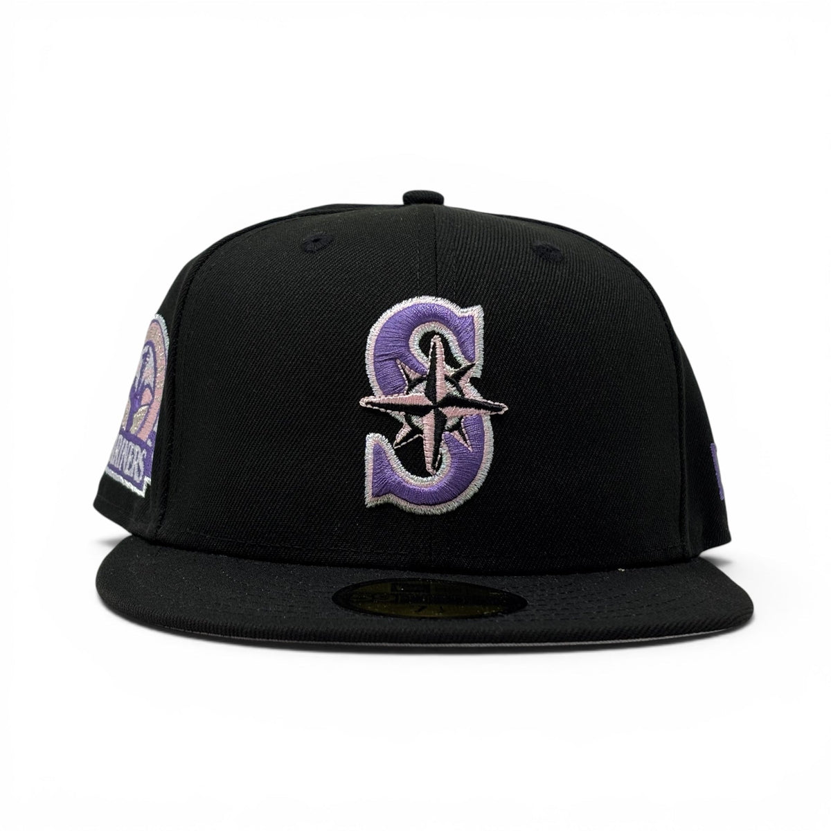 Seattle Mariners 30th Anniversary Fitted Hats-Black