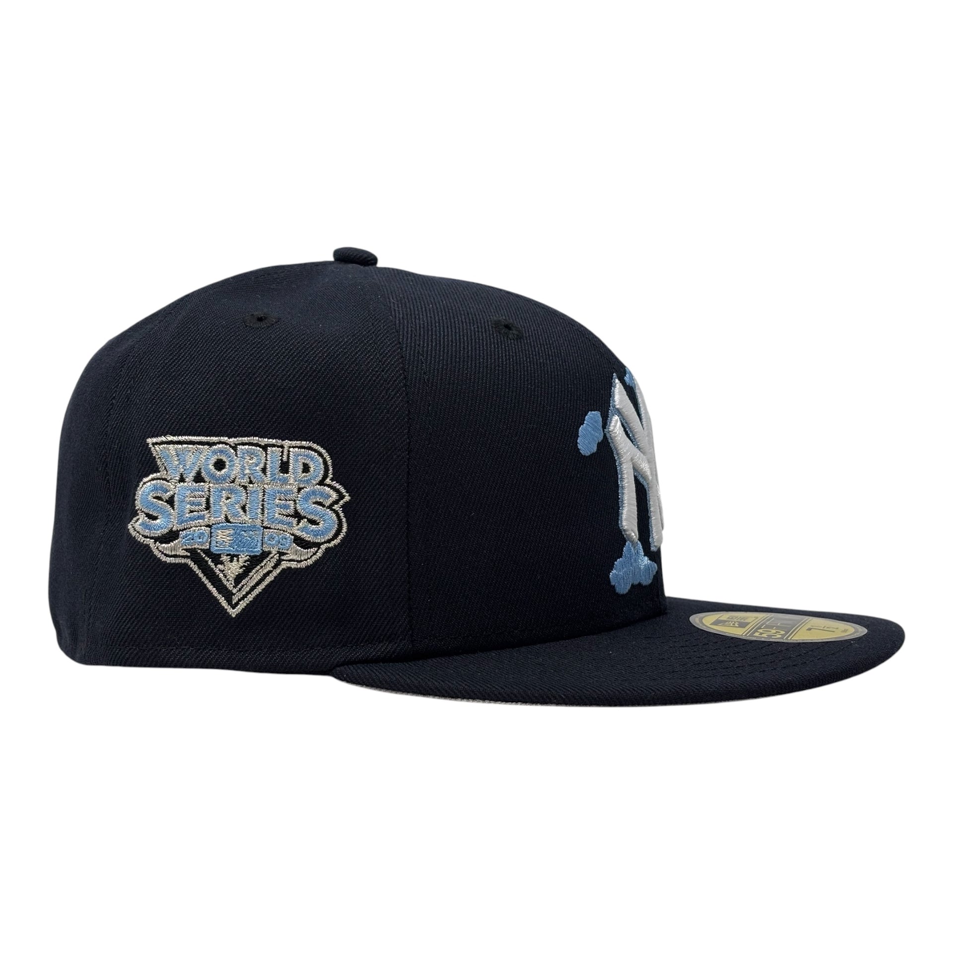 New York Yankees 2009 World Series Cloud Pack Fitted Hats-Navy