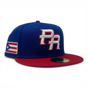 Puerto Rico 2026 World Baseball Classic 59FIFTY Fitted Royal Blue/Red