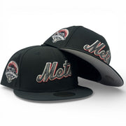 New York Mets 50th Anniversary Fitted Hat-Black