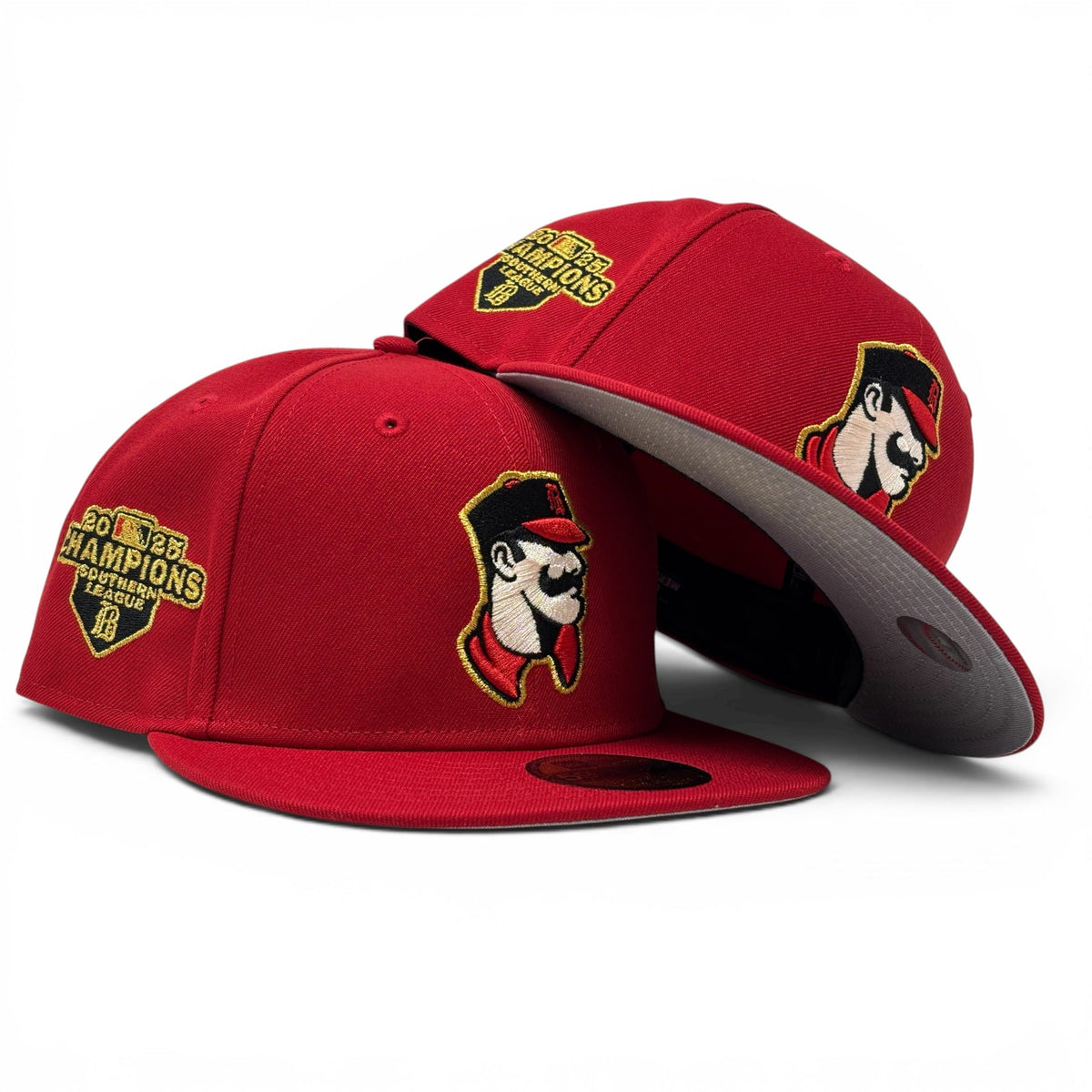 Birmingham Barons 2025 Southern League Champions 59Fifty Fitted Hat-Red