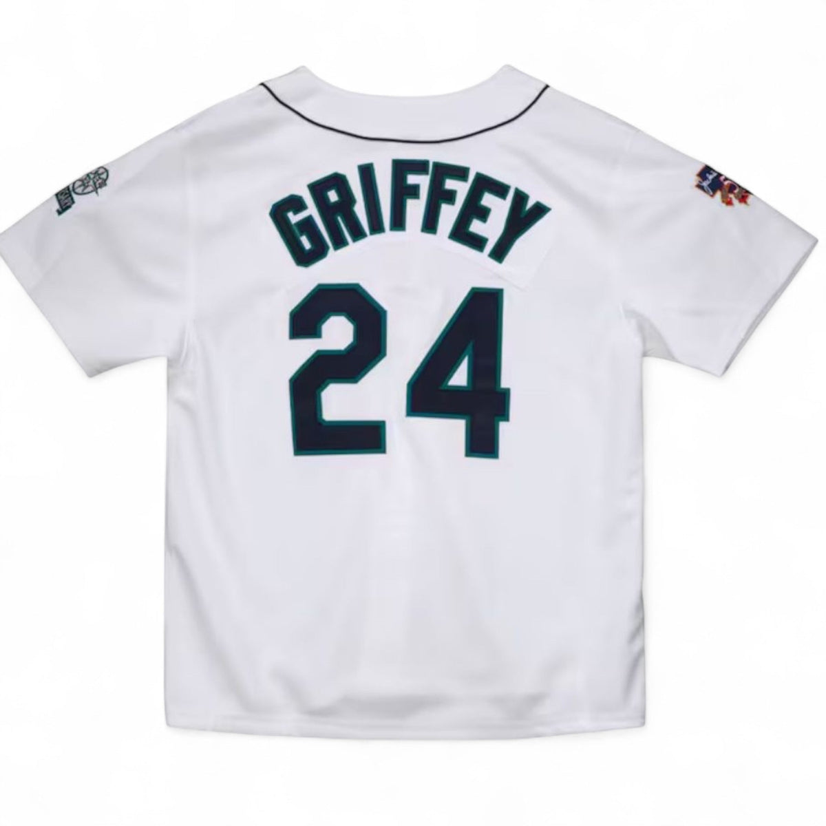 Men's Ken Griffey Jr. White Seattle Mariners 1997 Authentic Jersey