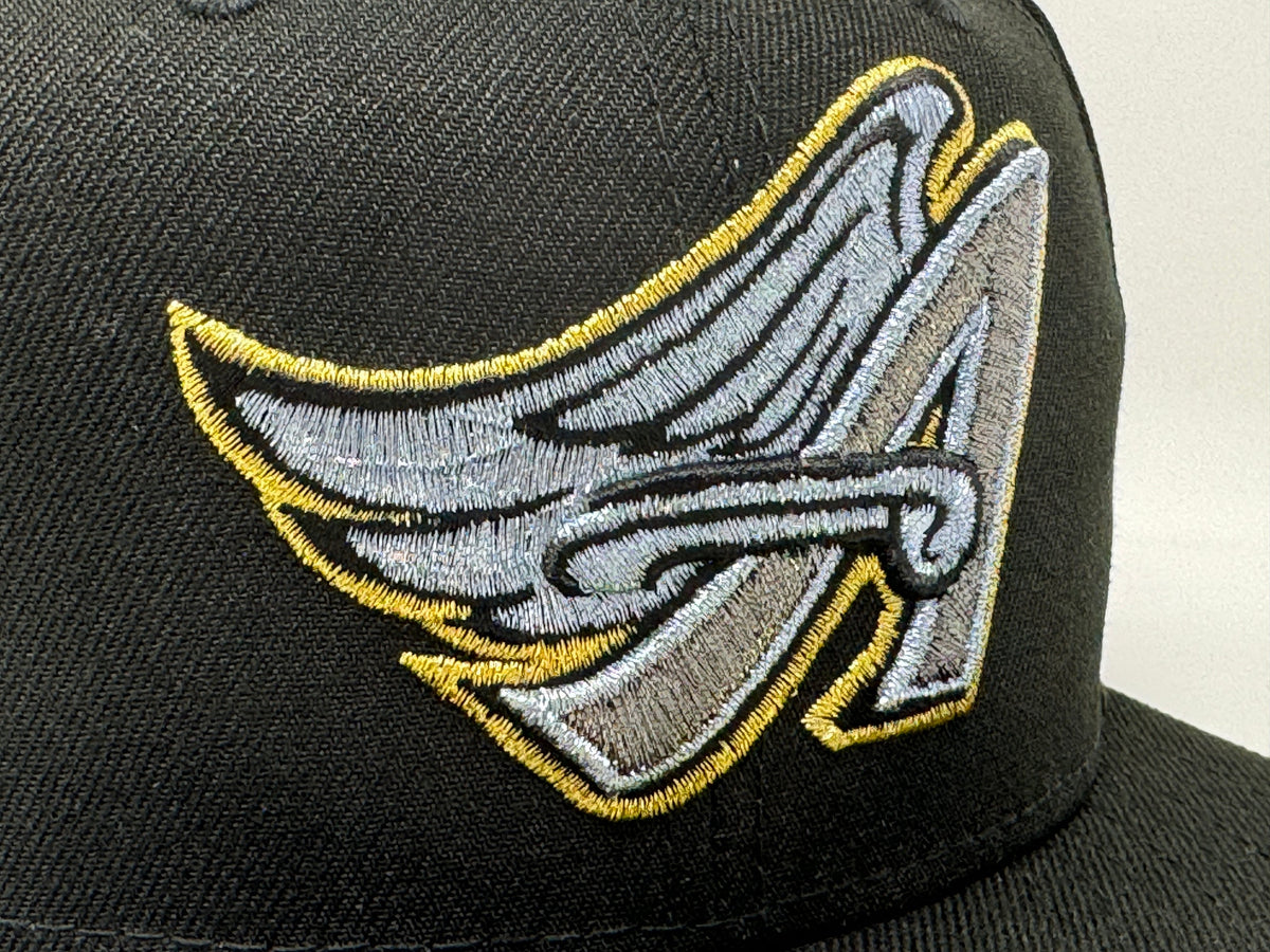 Los Angeles Angels 50th Anniversary Metallic Pack 59Fifty New Era Fitted Hat