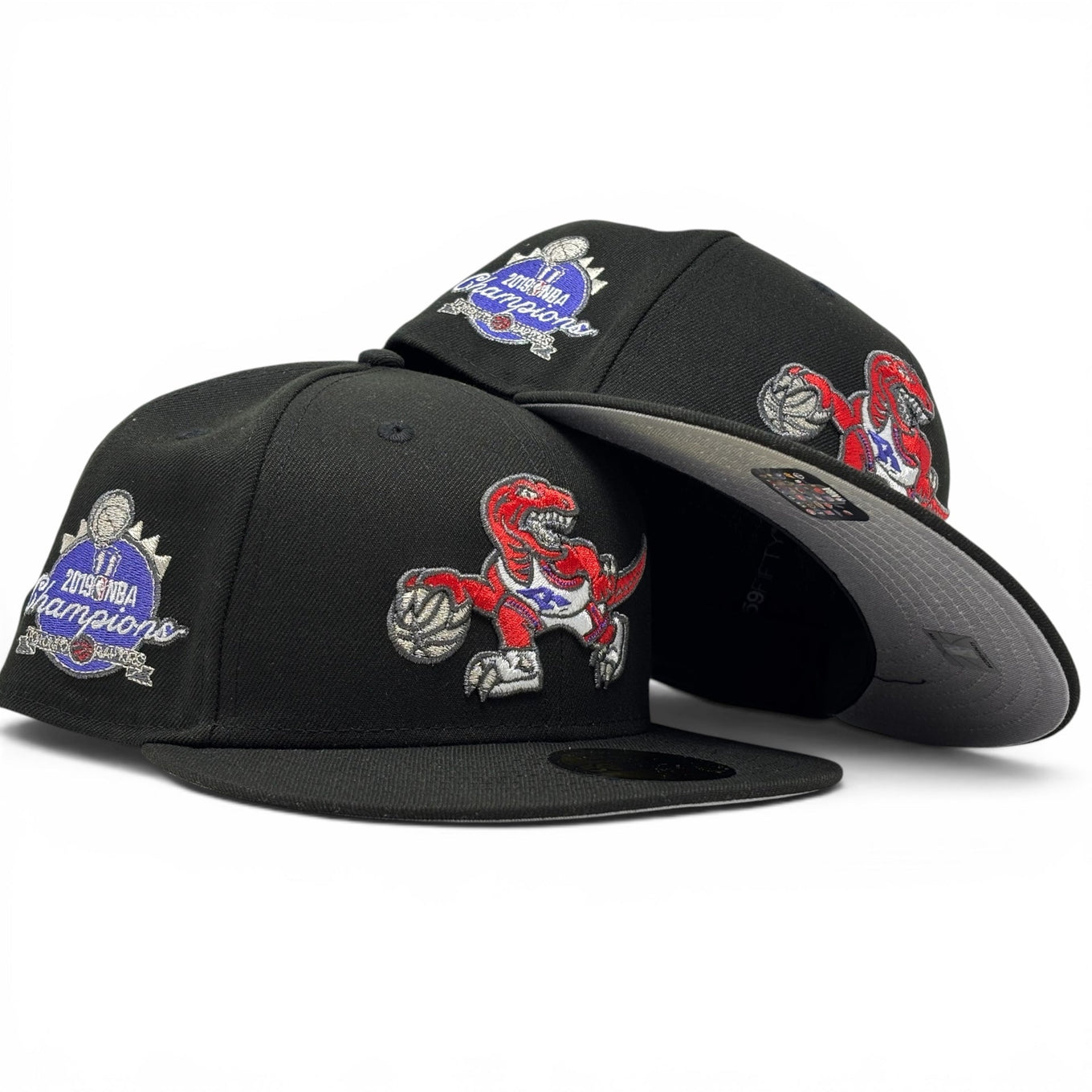 Toronto Raptors 2019 NBA Champions New Era Fitted Hat Black