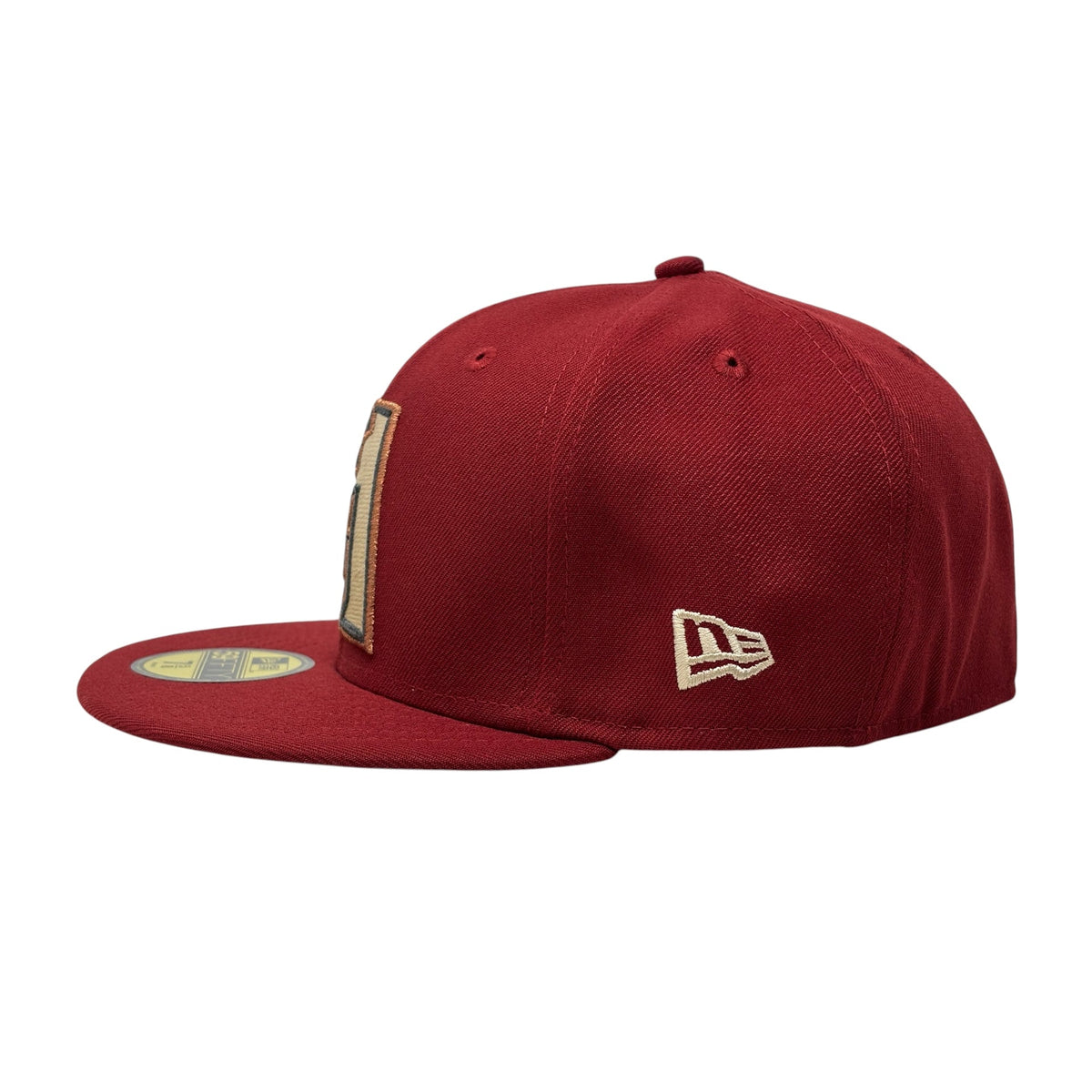 Arizona Diamondbacks 2001 World Series Fitted Hats-Brick Red