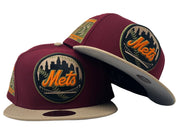 New York Mets Shea Stadium "Fall Foliage" Pack New Era Fitted Hat 