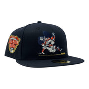 Detroit Tigers 2005 All Star Game Sliding Kitty New Era Fitted Hat-Navy