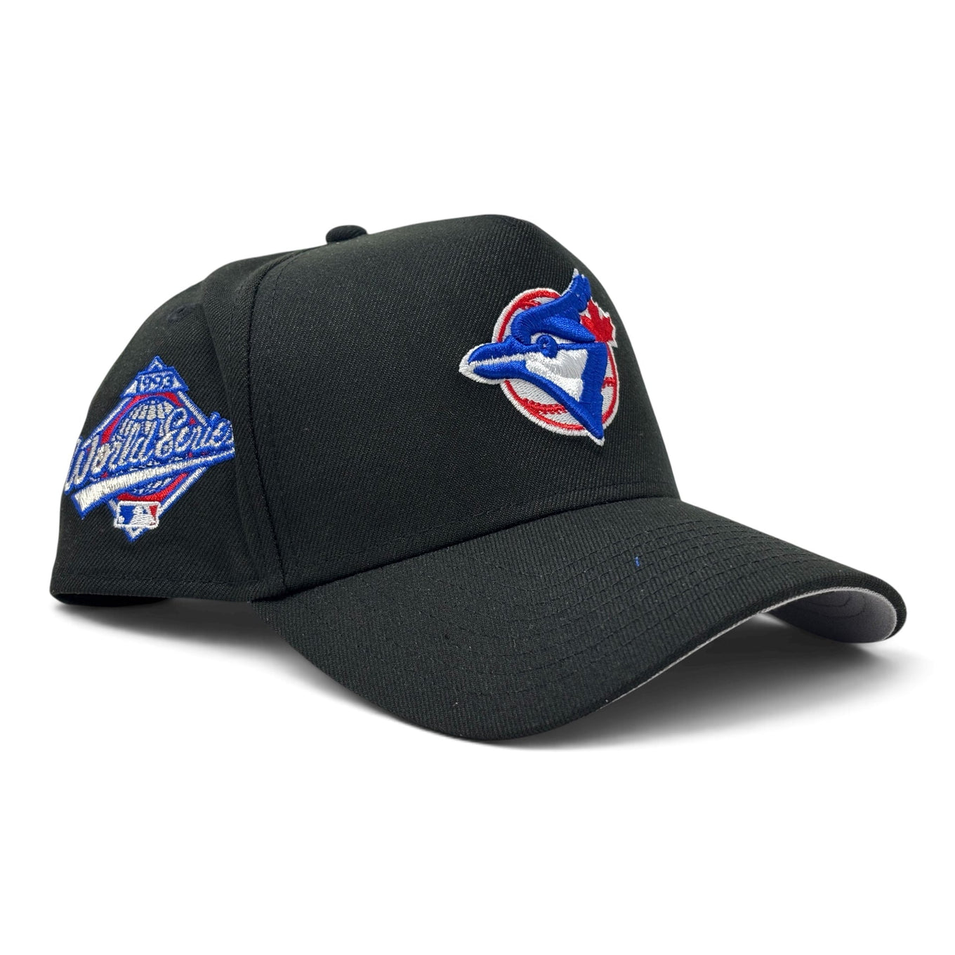Toronto Blue Jays 1993 World Series A-Frame Adjustable Hat-Black