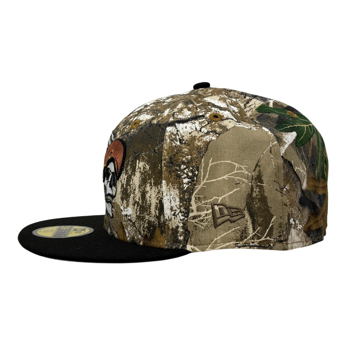 Aztec Skull Warrior Real Tree New Era Fitted Hat