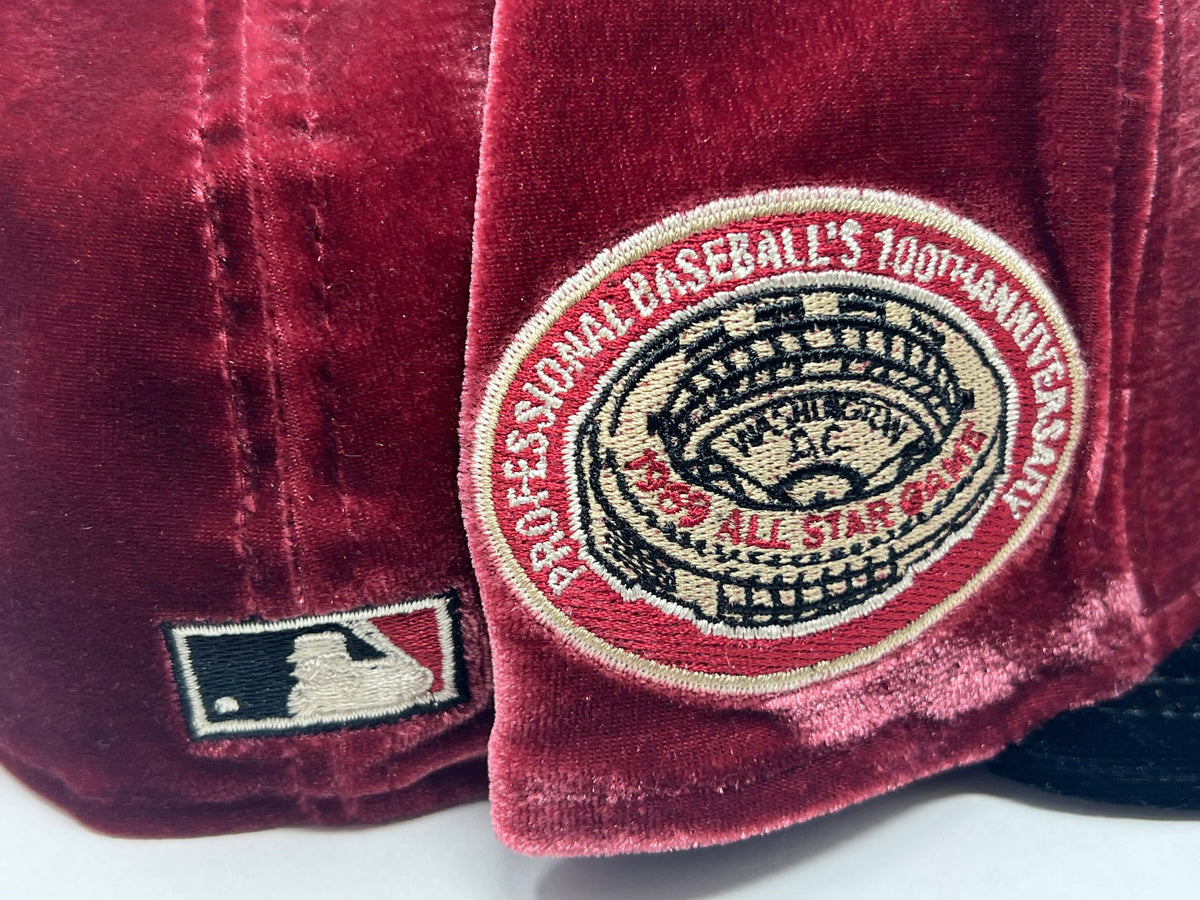 Washington Nationals 1962 All Star Game Velvet Collection New Era Fitted Hat