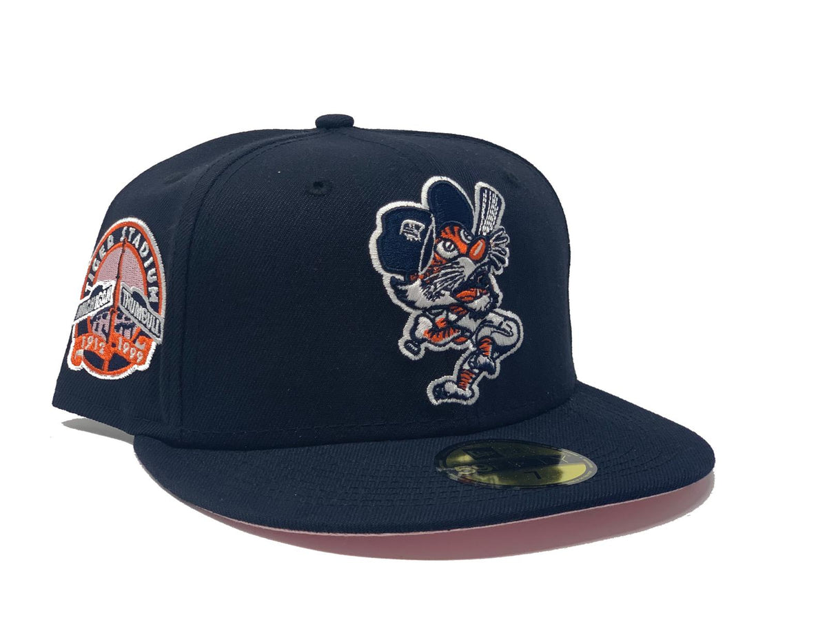 Navy Blue Detroit Tigers 59fifty Custom New Era Fitted Hat