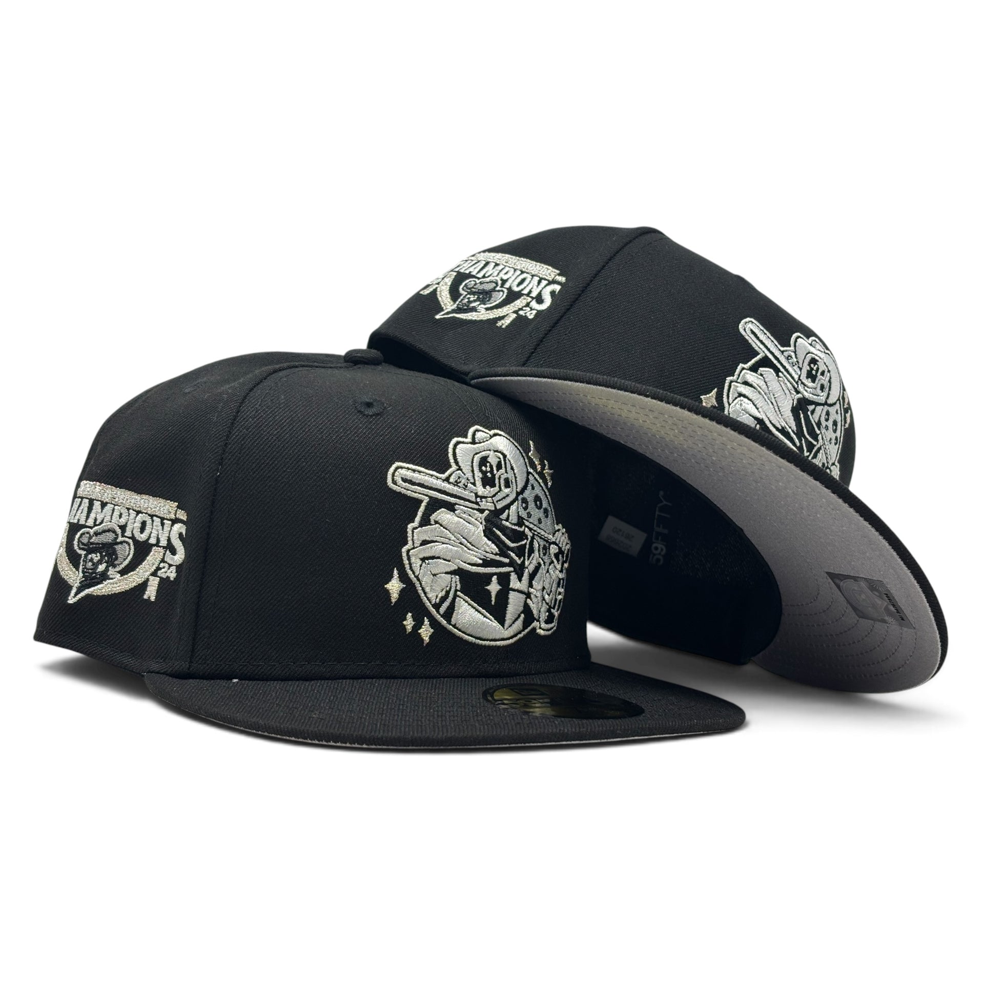 Houston Sugar Land Space Cowboys Triple A National Champions Fitted-Black
