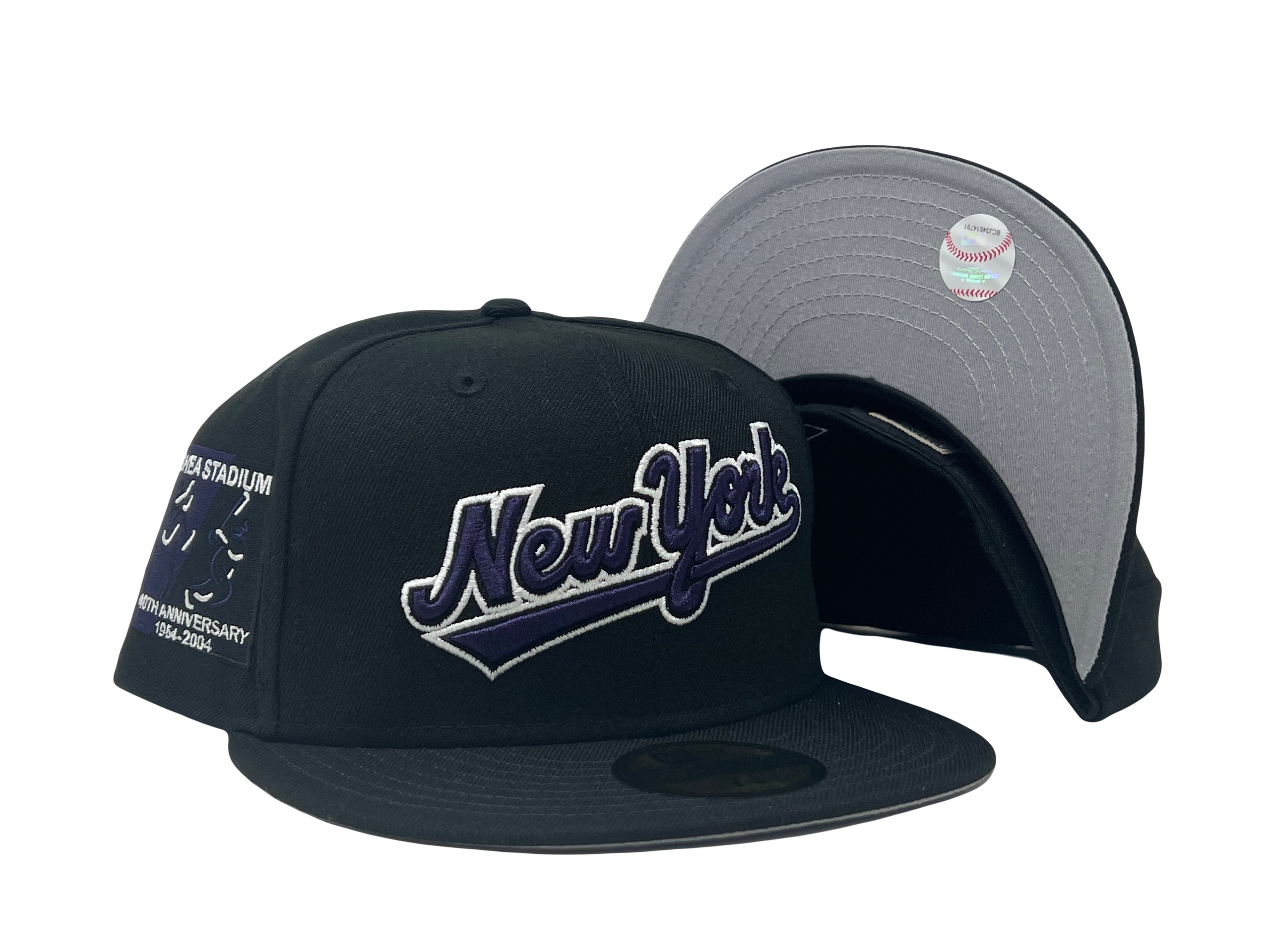 New York Mets Shea stadium gray Brim New Era Fitted Hat