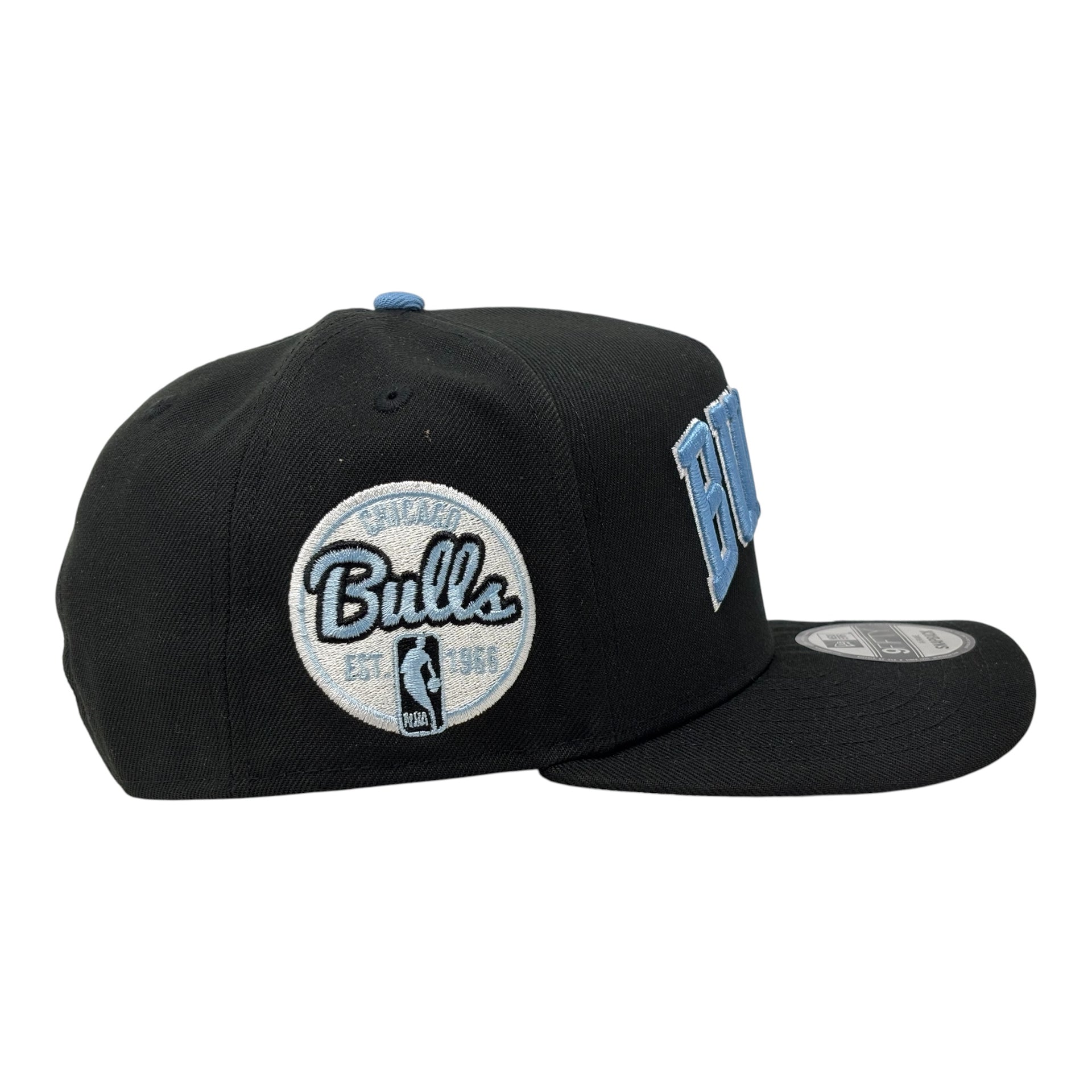 Chicago Bulls 9Fifty A-Frame Snapback Hats-Black Sky