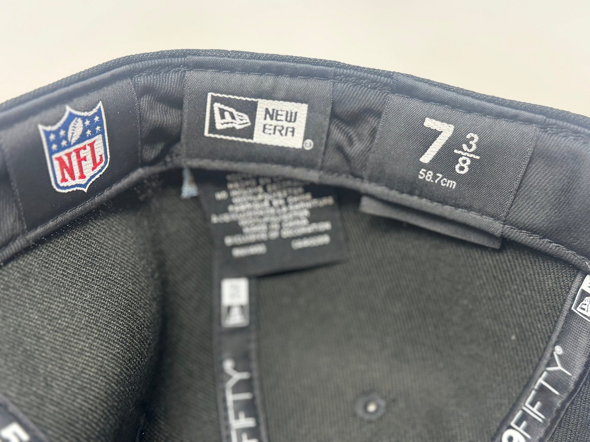 Buffalo Bills 50th Anniversary Black NFL New Era Fitted Hats
