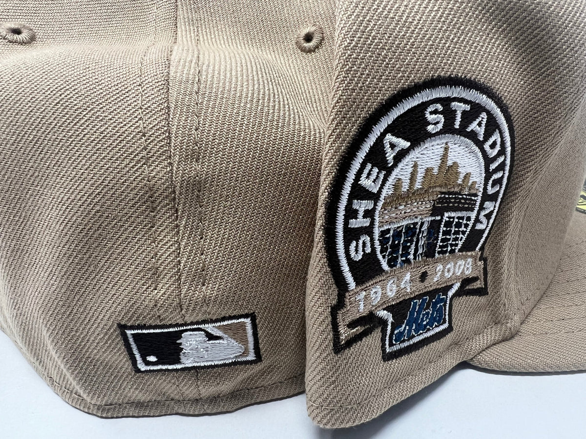 New York Mets Shea Stadium Beige 5950 New Era Fitted Hat