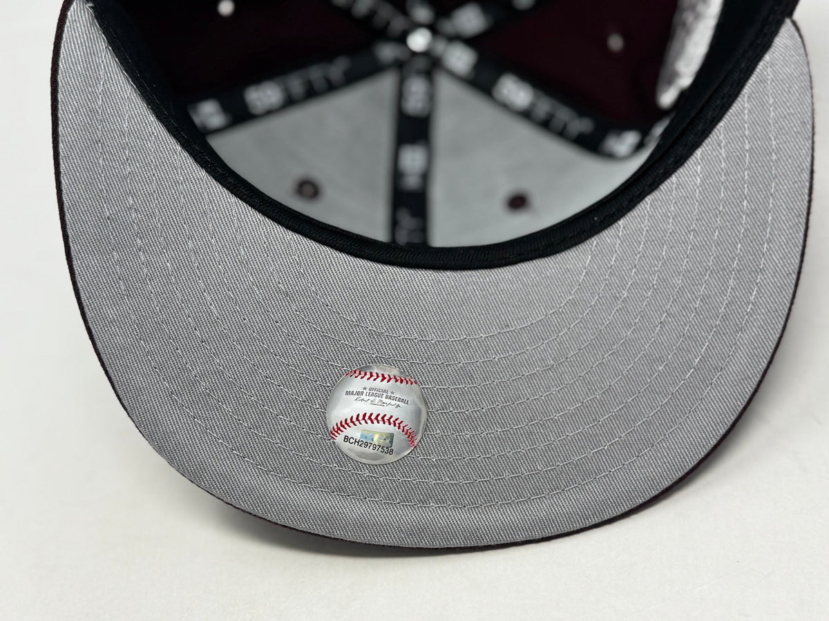 New York Yankees Subway Series Maroon New Era Fitted Hats