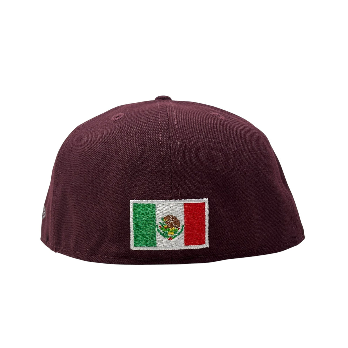 Aztec Skull Warriors New Era Fitted Hat-Maroon