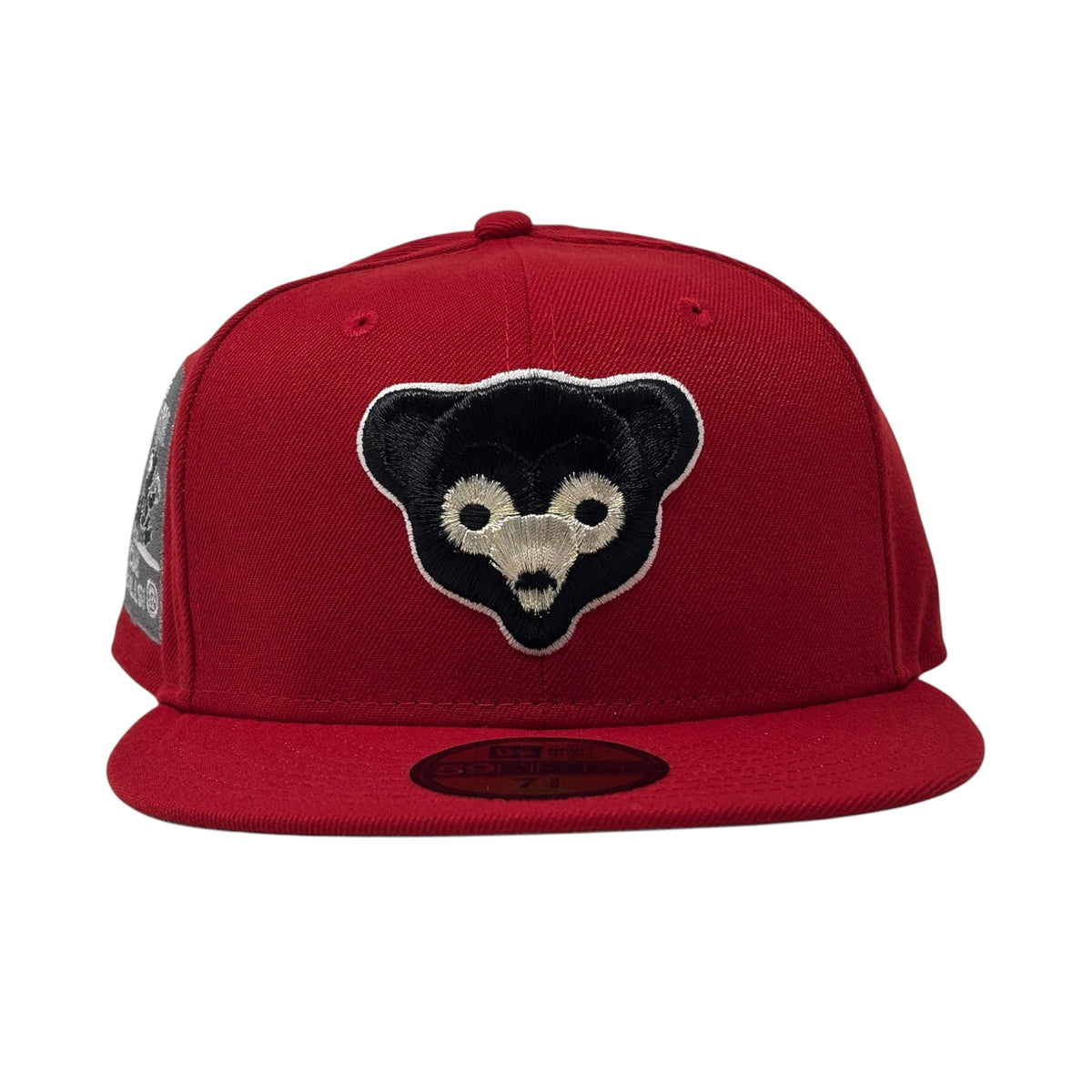 Chicago Cubs Be Alert Foul Ball Logo New Era Fitted Hats-Red