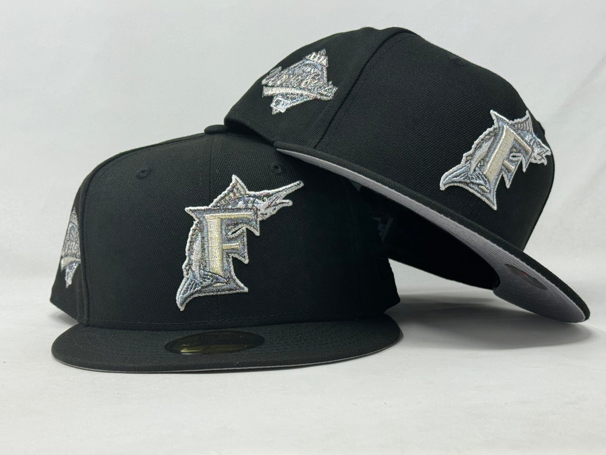Florida Marlins 1997 World Series Metallic Pack 59Fifty New Era Fitted Hat