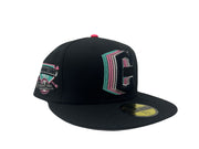 Black Cleveland Guardians Progressive Field New Era Fitted Hat