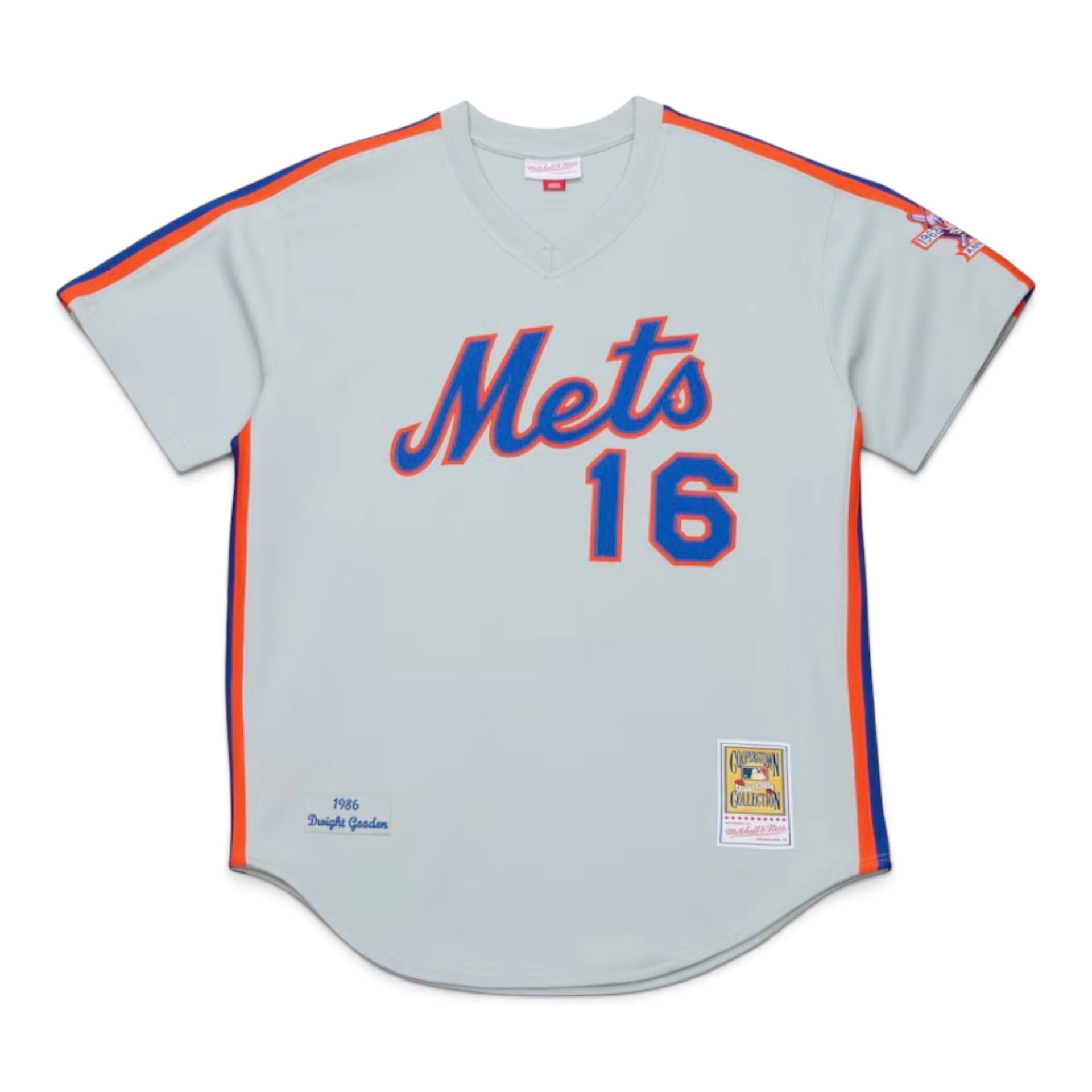 Dwight Gooden New York Mets 1986 Gray Authentic Jersey
