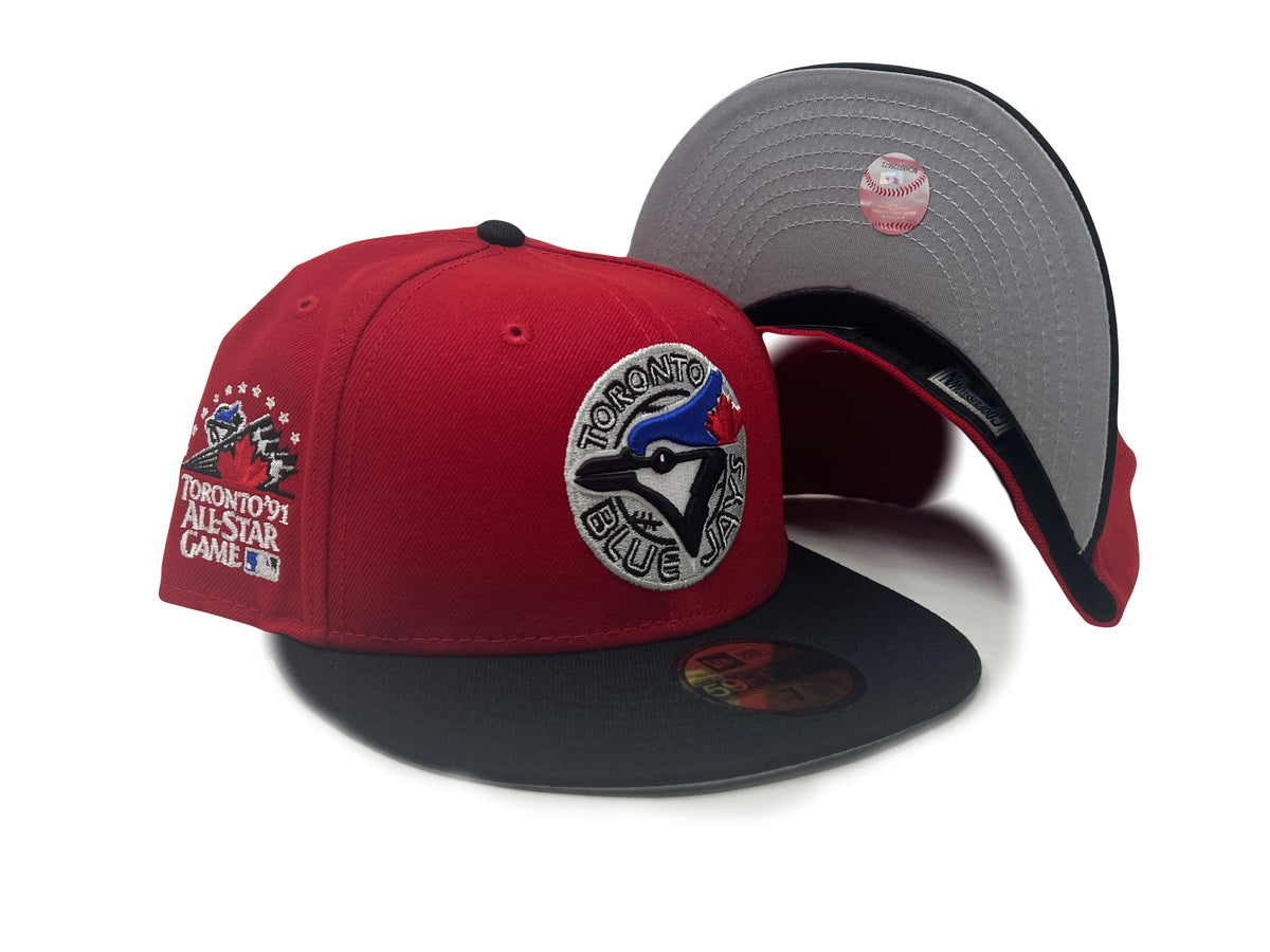 Toronto Blue Jays 1991 All Star Game Red Black New Era Fitted Hat