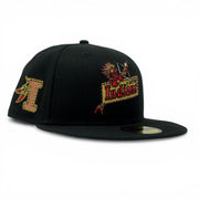 Kinston Indians Minor League New Era Fitted Hats-Black