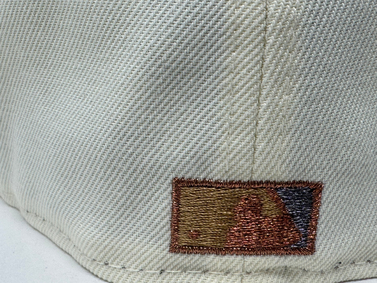 Arizona Diamondbacks 1998 Inaugural Season Fitted Hats-Off white Camel