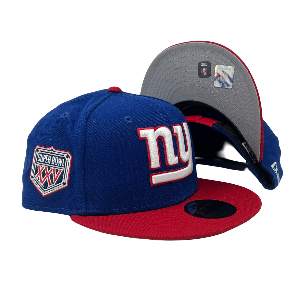 New York Giants 25th Super Bowl Champions New Era Snapback Hat