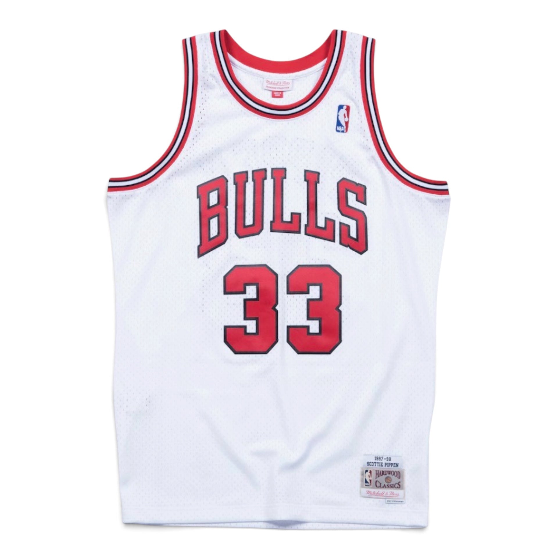 Scottie Pippen Chicago Bulls 1997-98 White Swingman Player Jersey