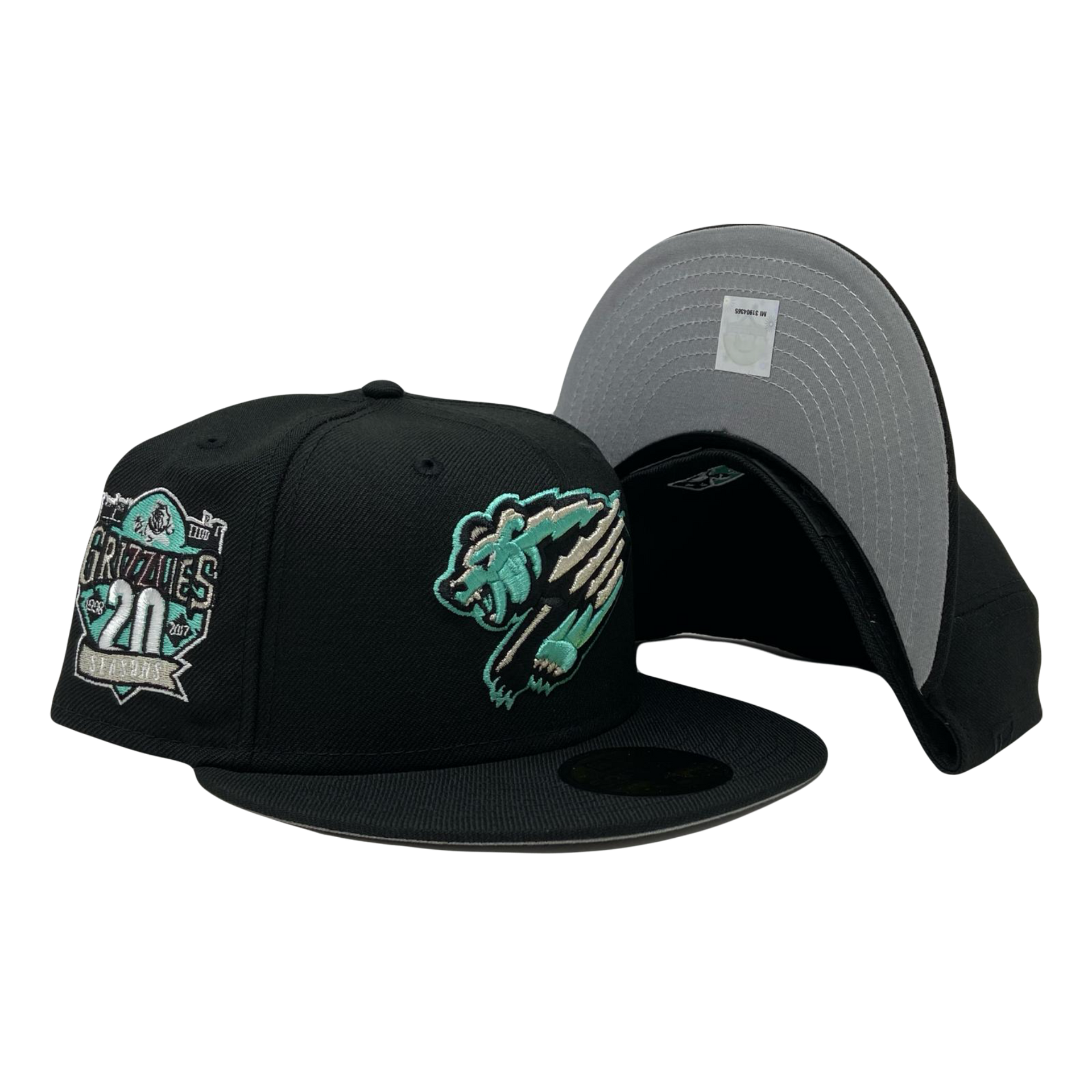 Grizzlies 20th Anniversary Hat Back
